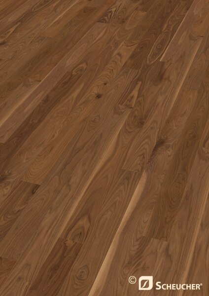Scheucher Parkett WOODflor 140 Landhausdiele Nuss amerikanisch Natur Natura geschliffen SEDA