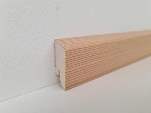 Sockelleiste furniert L&auml;rche weiss