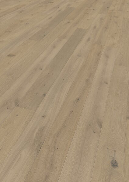 RESTPOSTEN | Tilo Parkett | Landhausdiele | Marcanto | Eiche Crema!Pur | geb&uuml;rstet, gefast (4V)