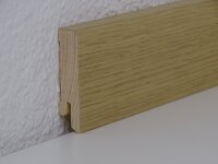 Sockelleiste furniert Eiche weiss