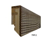 Admonter Parkett Sockelleiste Typ 2 - massiv - aus Dielen...