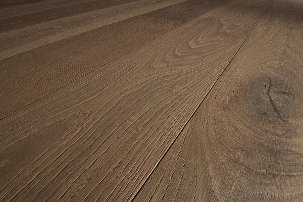 Parkett Landhausdiele Eiche Wildeiche Rohholz Mocca