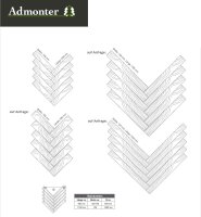Admonter Parkett Fischgr&auml;t twin Eiche Grey basic