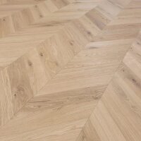 Admonter Parkett Chevron Eiche Weiss  45&deg; basic