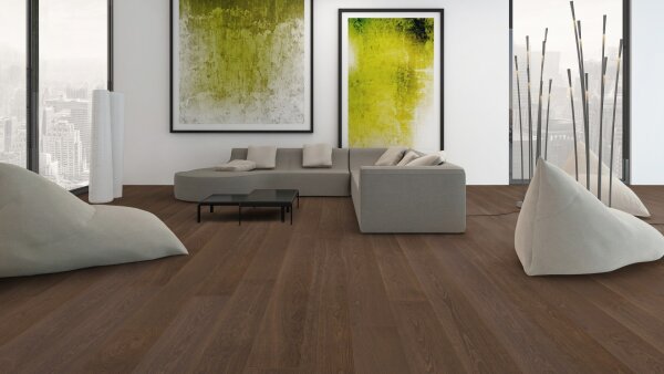 Scheucher Parkett | WOODflor 222 | Landhausdiele Eiche kernger&auml;uchert | Natur Perla | VALLETTA PUROTEC
