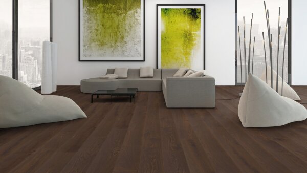 RESTPOSTEN - Scheucher Parkett | WOODflor 222 | Landhausdiele Eiche kernger&auml;uchert | Country Naturale | PUROTEC