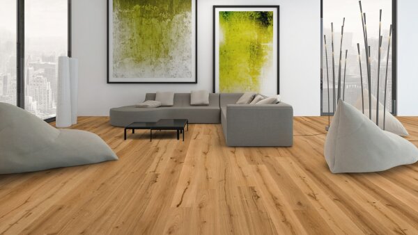 Scheucher Parkett | WOODflor 182 | Landhausdiele Eiche | Palermo Natura | VALLETTA SEDA