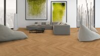 Scheucher Parkett | MULTIflor 11 | Franz&ouml;sisches Fischgr&auml;t 45&deg; | Eiche Natur Natura | VALLETTA SEDA
