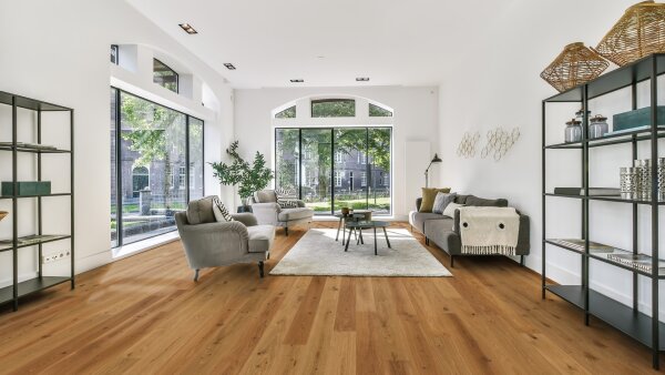 Scheucher Parkett | WOODflor 182 | Landhausdiele Eiche | Country Akzent | VALLETTA PUROTEC