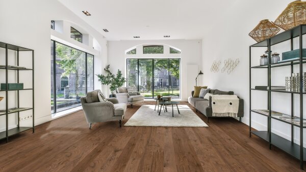 Scheucher Parkett | WOODflor 182 | Landhausdiele Nuss amerikanisch | Country Natura | PUROTEC