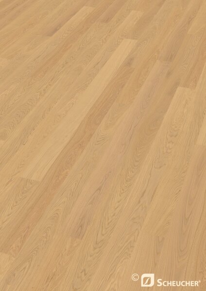 Scheucher Parkett | MULTIflor | Landhausdiele Eiche | Natur Bianca | VALLETTA PUROTEC 11x182x2200 mm